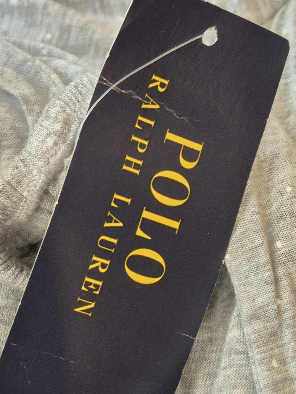Polo by Ralph Lauren Silver-Thread Gray Long Sleeve Twirl Dress 4863